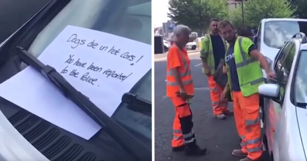 Police Want To Wait For Owners To Return To Save Dogs Trapped In Hot Car