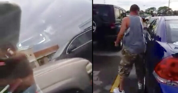 Strangers See Two Dogs Locked In A Hot Car And Intervene