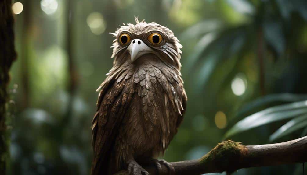 bizarre nocturnal bird species