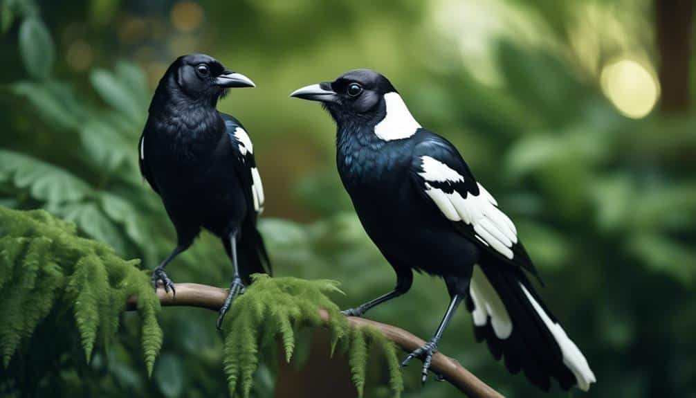 black and white bird