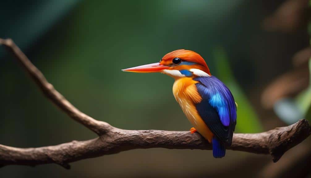colorful bird with small size