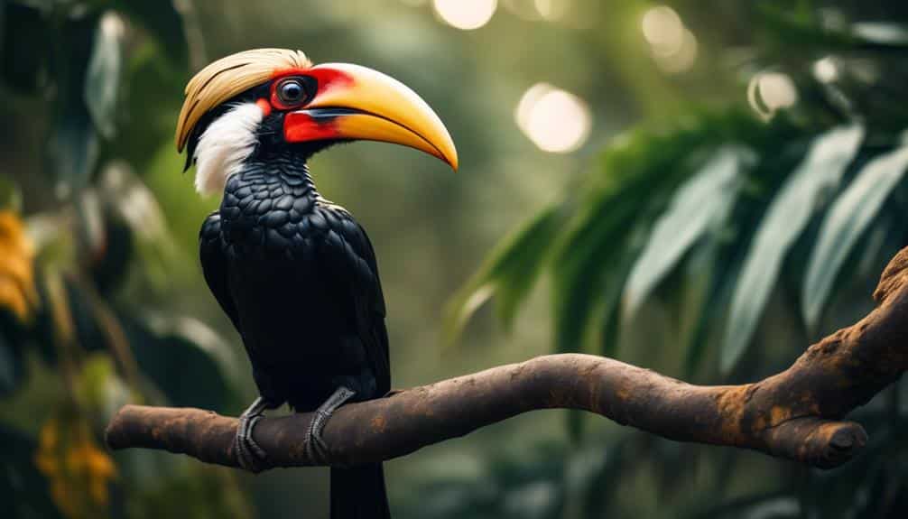 colorful african bird species