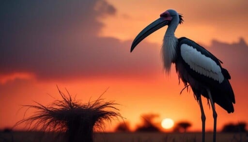 large african scavenger bird