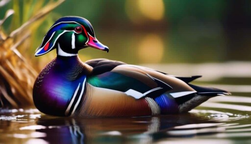 colorful duck with unique markings