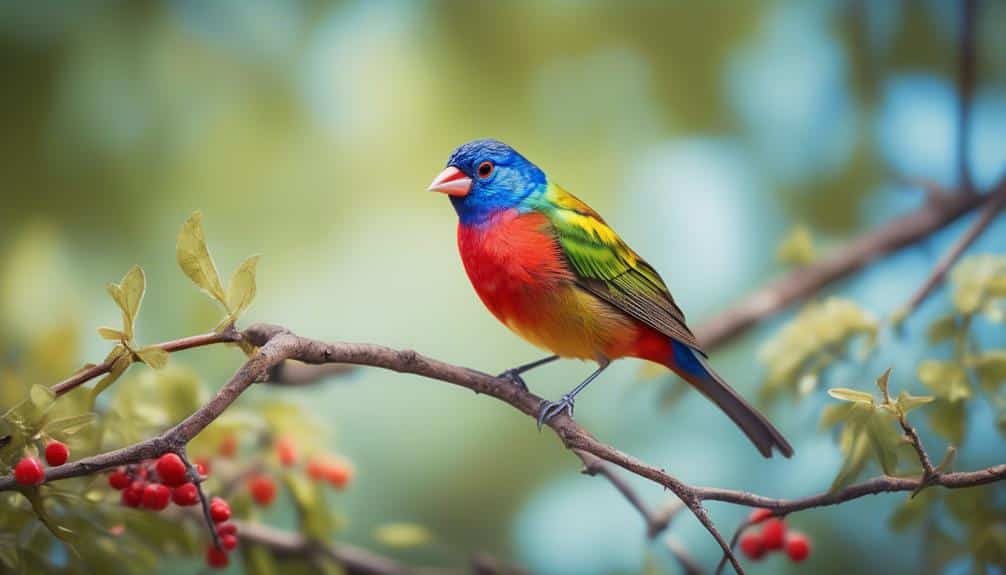colorful bird in america