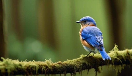 vibrant blue bird species