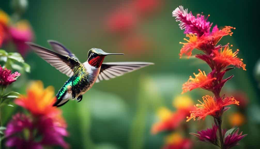 small vibrant hummingbird species
