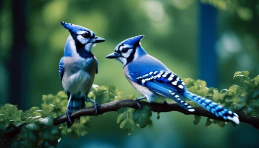 vibrant blue bird species