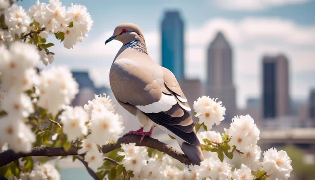 bird with white wing