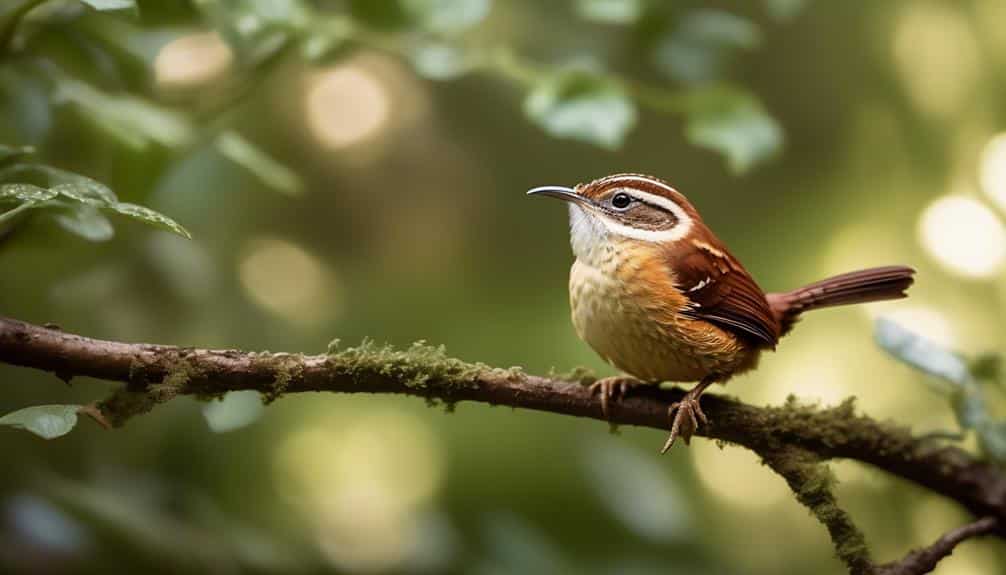 small bird with loud song