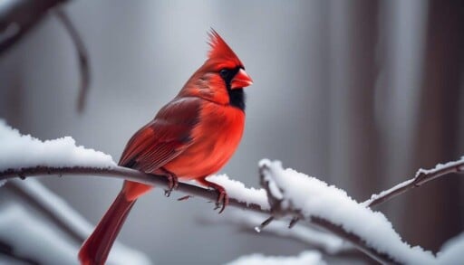 bright red bird species