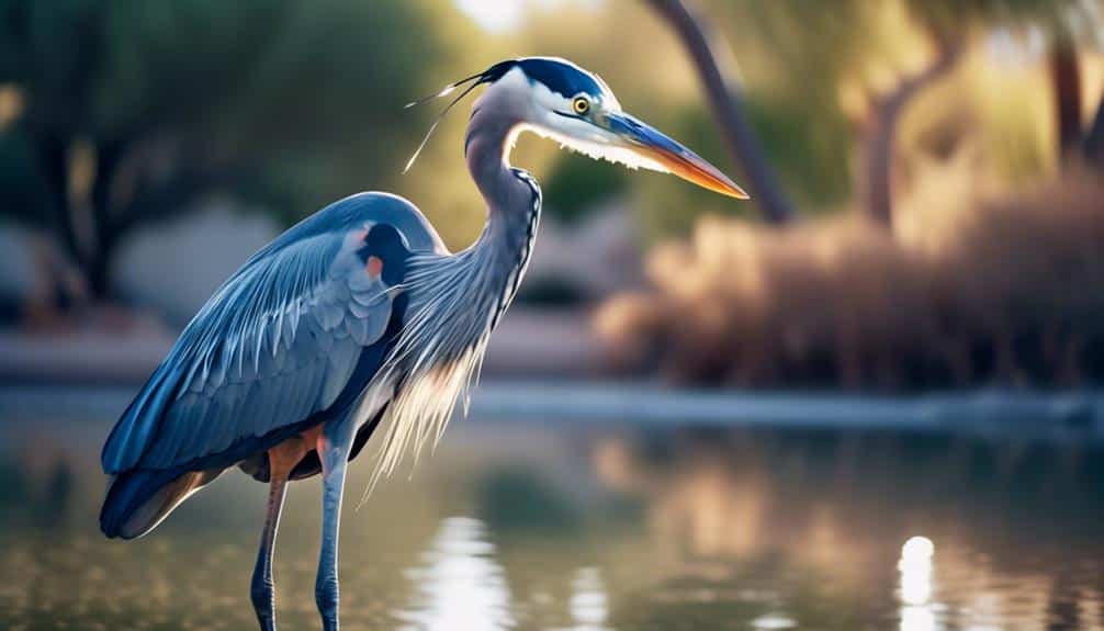 elegant wading bird species