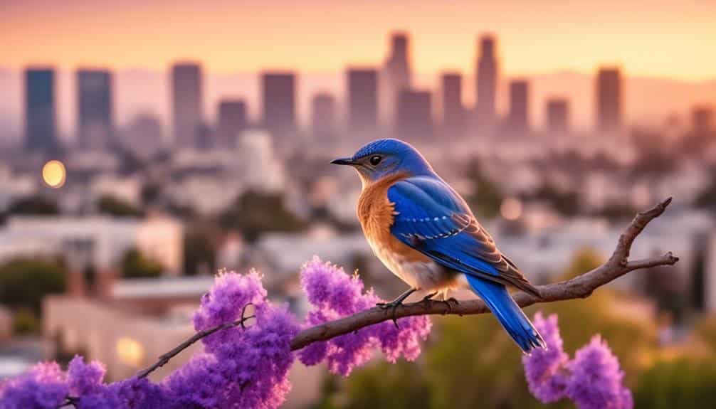 colorful bird found in western regions