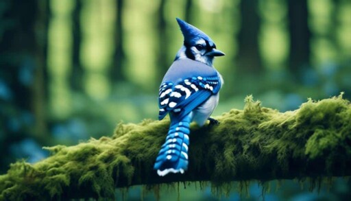 bright blue bird species