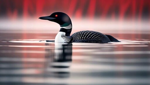 distinctive bird with haunting call