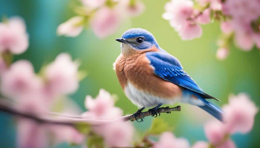 vibrant blue bird species