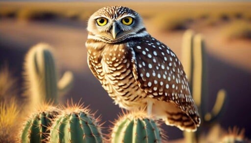 small owl species burrows