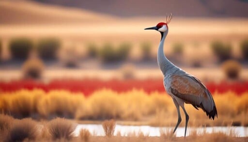 migratory bird with long legs and distinctive call
