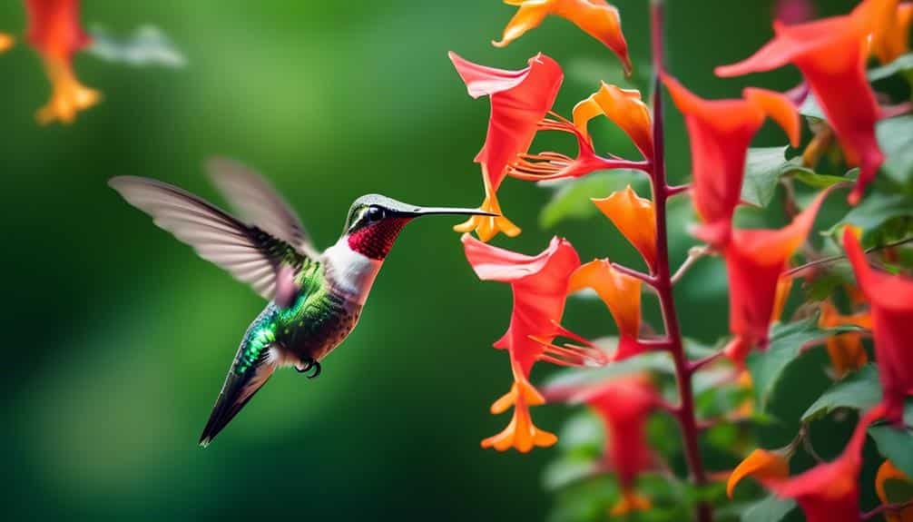 small bird with red throat