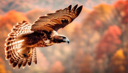 majestic bird of prey