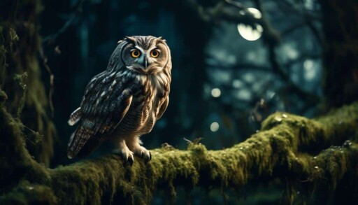 owl in the forest