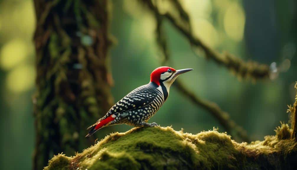 woodpecker in the forest