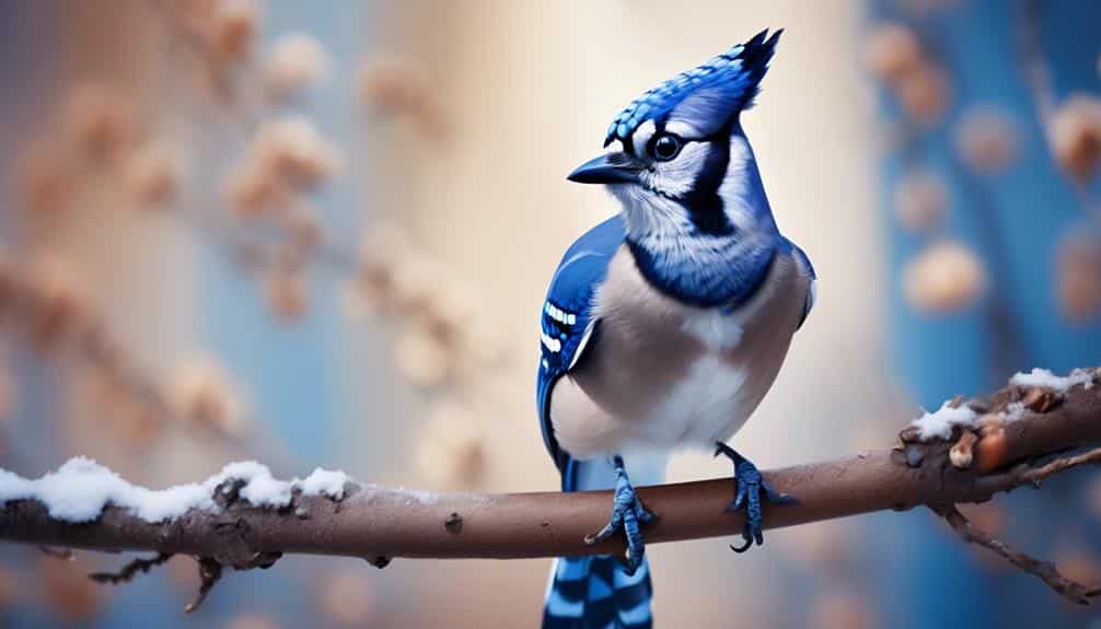 feathered songbird with crest