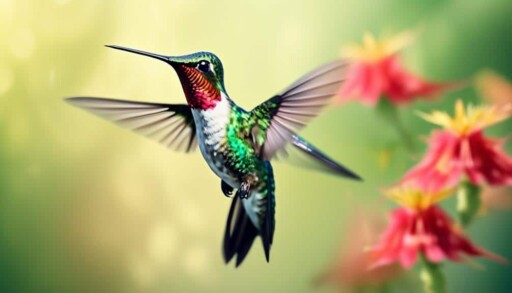 small bird with red throat