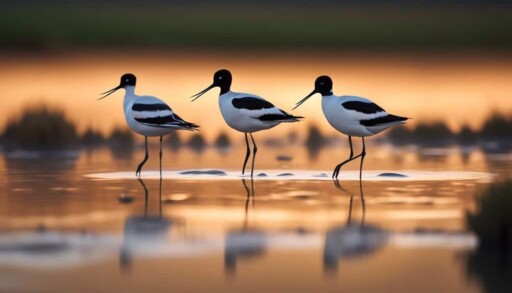 rare elegant shorebirds observed