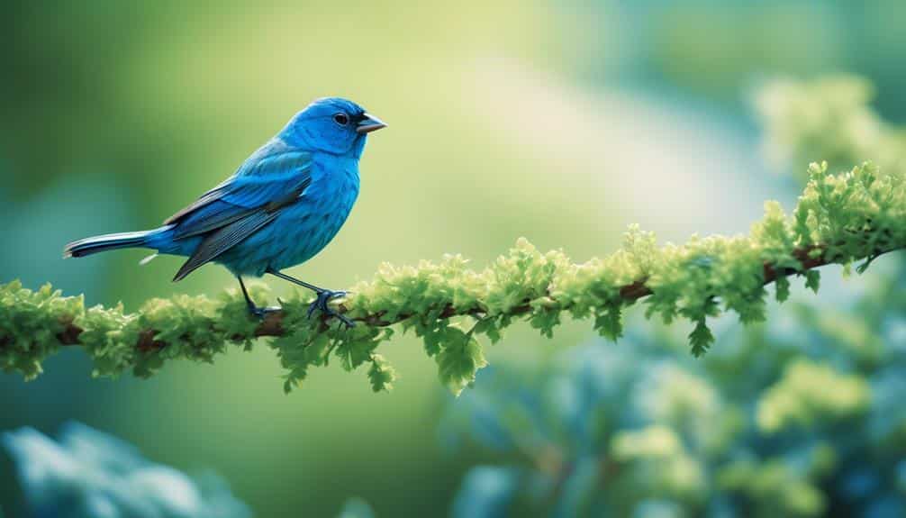 vibrant blue bird species