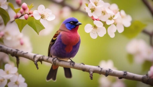 colorful bird species variety