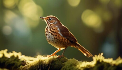small brown singing bird