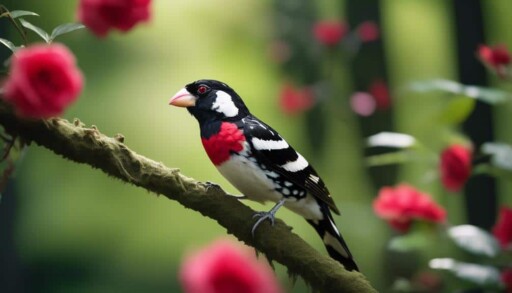 colorful bird with distinctive breast