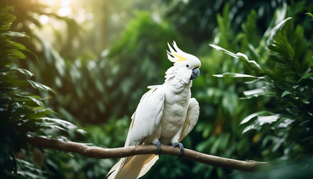 rare white cockatoo sighting