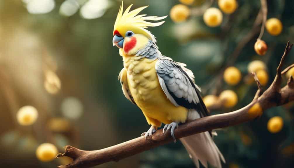 colorful pet bird species