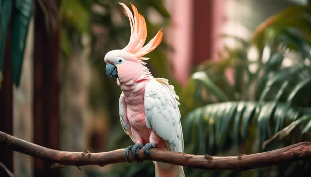 colorful and social parrot