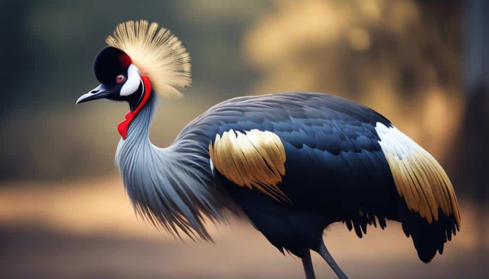 elegant african bird species