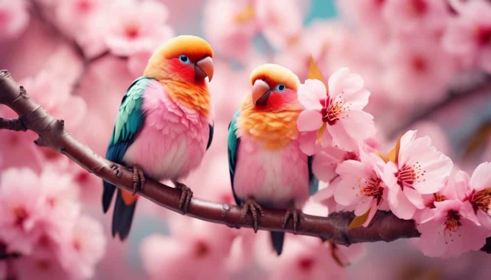 colorful small parrot species