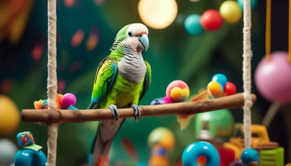 colorful and intelligent parrots