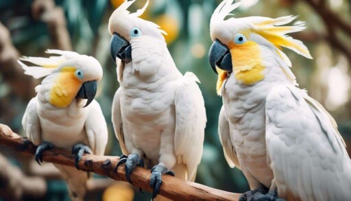 colorful and intelligent birds