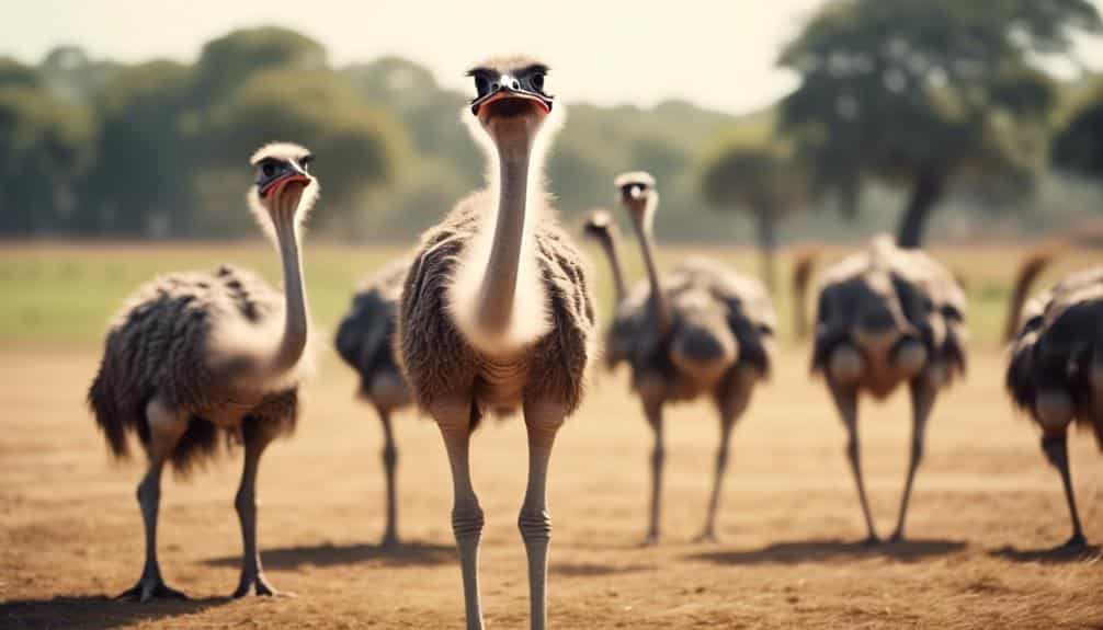 fast running flightless birds