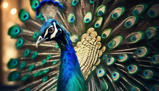 colorful birds with long tails