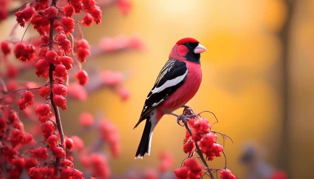 brightly colored north american birds