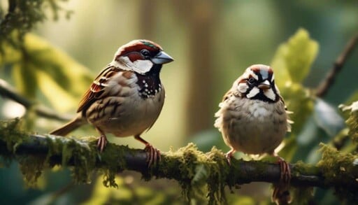 small birds in nature