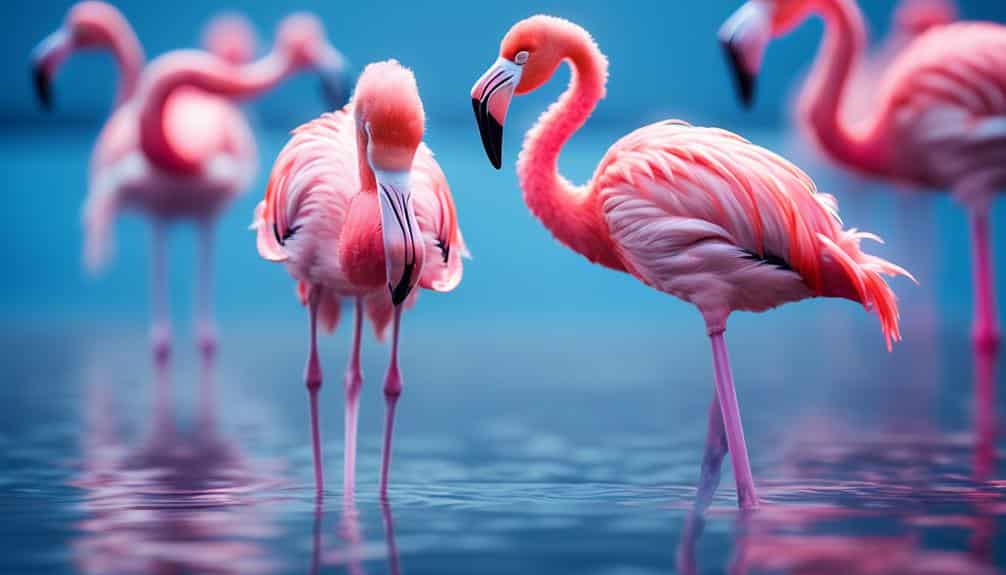 quirky flamingo with humor