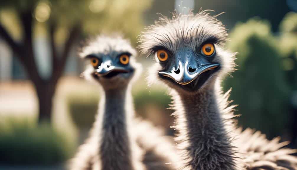 funny and talented emu