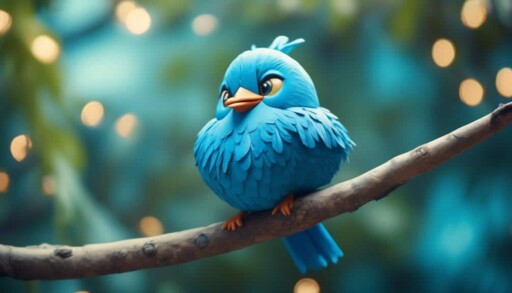 cheerful blue jay bird