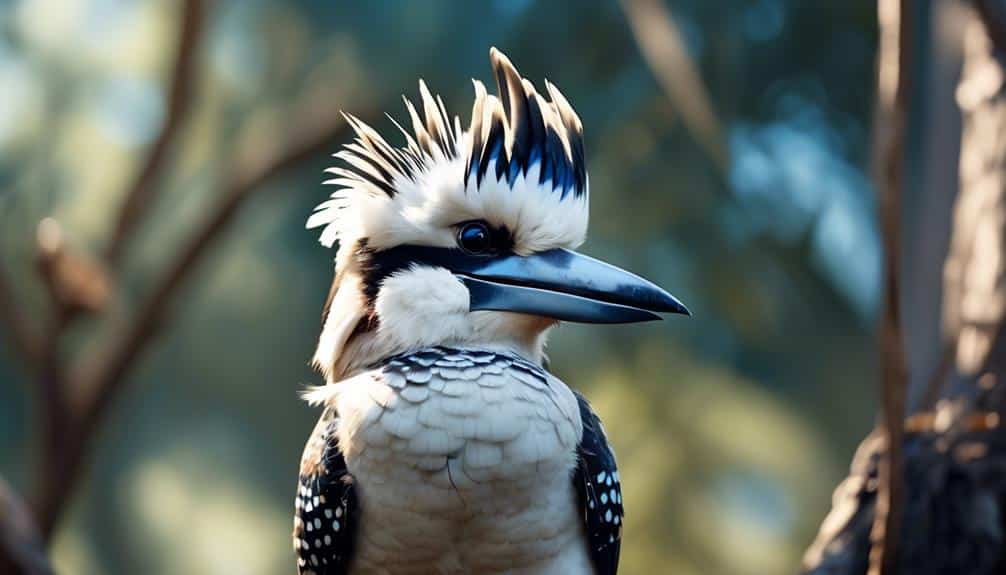 melodic laughter of kookaburra