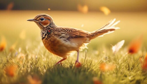 vibrant bird sings joyfully