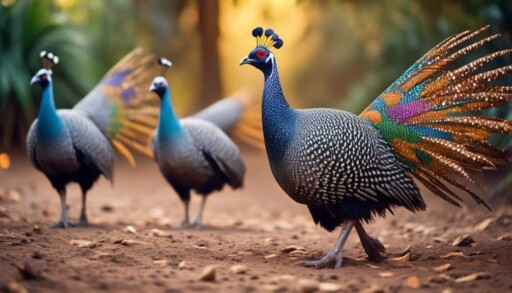 distinctive african game birds